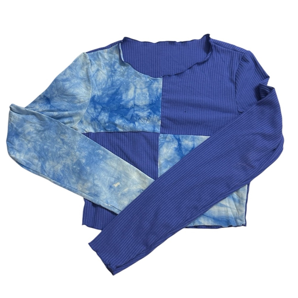 Blue Crop Top